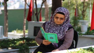 İzmirde şehitliklerde buruk bayram arifesi