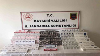 Jandarmadan kaçak sigara operasyonu