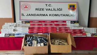 Jandarmadan kaçak sigara operasyonu: 2 gözaltı