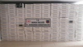 Jandarmadan yarım tonluk kaçak sigara operasyonu