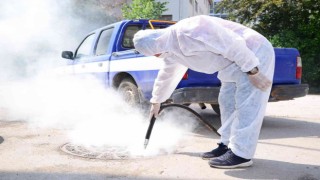 Kahramankazanda haşere ve kötü kokuyla mücadele sürüyor