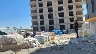 Kahtada 9. kattan düşen işçi hayatını kaybetti