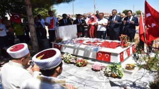 Karamanlı 15 Temmuz şehidi mezarı başında anıldı