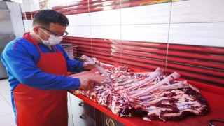 Kasaplarda bayram telaşı başladı