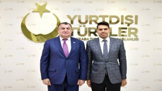 Kassanov, YTB Başkanı Eren ile görüştü
