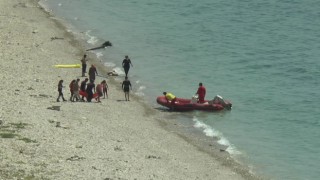 Kayalıklardan düşen kadın yaralandı