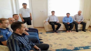 Kaymakam Sevgili ve Başkan Doğrudan şehit ailelerine ziyaret