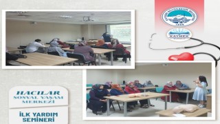 KAYMEKten ilçelerde ilk yardım semineri