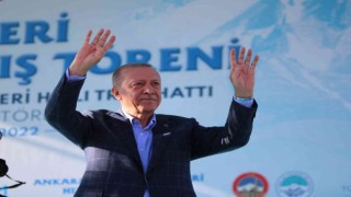 Kayseriden Cumhurbaşkanı Erdoğana anlamlı pankart