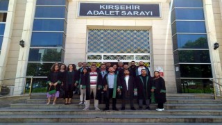 Kırşehir Barosu avukatları ölen meslektaşları için açıklama yaptı