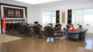 Kızılay yöneticilerinden Başkan Güdere ziyaret