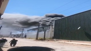 Kocaelide fabrika yangını