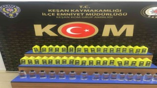 Kolonya bidonları içinde 43,50 litre etil alkol ele geçirildi