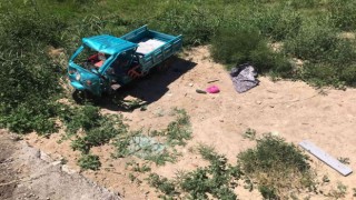Kontrolden çıkan elektrikli bisiklet istinat duvarından uçtu: 7 yaralı