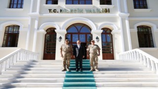 Korgeneral Çitilden Vali Kızılkayaya ziyaret
