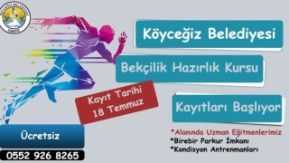 Köyceğiz Belediyesi bekçilik sınavına hazırlık kursu düzenledi