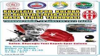 Köyceğiz, masa tenisi zafer kupasına hazırlanıyor