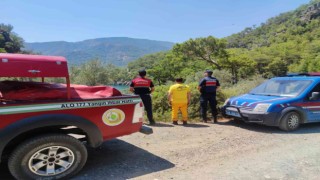 Köyceğizde orman yangınlarına karşı Jandarma devriye nöbetinde