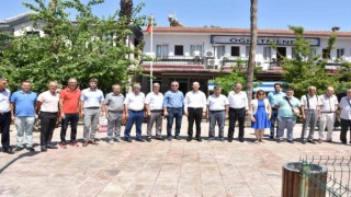Köyceğizde protokol bayramlaştı