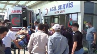 Kurban kesmeye giderken ATVden düştü, hastanelik oldu