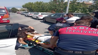 Kuşadasında trafik kazası: 1 yaralı
