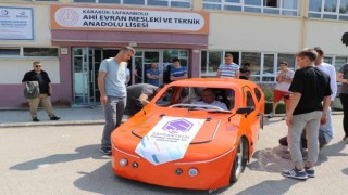 Liseli öğrenciler ürettikleri Safrantech isimli elektrikli araçla TEKNOFESTte yarışacak