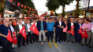 Malatyada 15 Temmuz kortej yürüyüşü