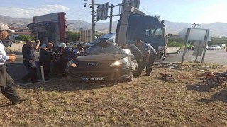 Malatyada iki araç çarpıştı: 1 yaralı