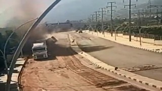 Manisa OSBde korkutan doğalgaz patlaması