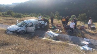 Manisada trafik kazası: 3ü ağır 5 yaralı