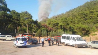 Marmaris orman yangınına müdahale devam ediyor