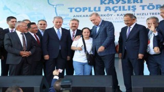 Melikgazideki birçok yatırımın açılışını Cumhurbaşkanı gerçekleştirdi