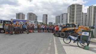 Melikgazinin temizlik seferberliği devam ediyor