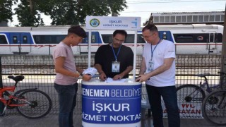 Menemen İŞ-KUR Hizmet Noktası vatandaşın ayağına gidiyor
