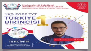 Merkezefendi Anadolu İmam Hatip Lisesi, TYT Türkiye birincisi çıkardı