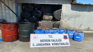 Mersinde 550 litre kaçak akaryakıt ele geçirildi