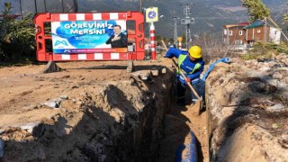 MESKİ, Toroslar ilçesinde içme suyu çalışmalarını sürdürüyor