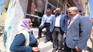 Milletvekili Kirazoğlu ve Başkan Tahmazoğlu esnafı ve vatandaşı ziyaret etti