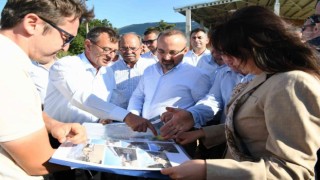 Milletvekili Turan, sanayi sitesi inşaatını inceledi