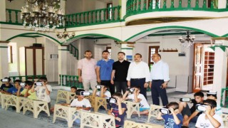 Minik öğrenciler kutsal toprakları sanal gerçeklikle ziyaret etti