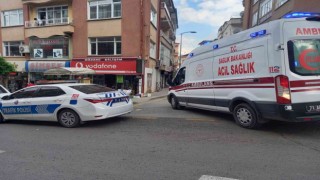 Motosikletin çarptığı yaşlı kadın yaralandı