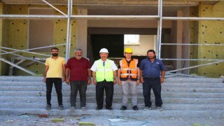 Müdür Başyiğit, yapımı ve tadilat çalışmaları devam eden okullarda incelemelerde bulundu