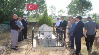 Muradiyede şehit mezarları ziyaret edildi