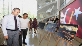 Muratpaşa Belediyesinde 15 Temmuz fotoğrafları sergisi açıldı