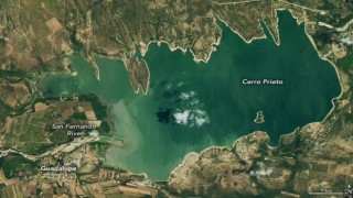 NASA, Meksikadaki kuraklığı uzaydan fotoğrafladı
