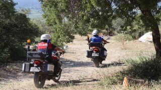Nazillide yangınlara karşı havadan ve karadan denetim
