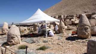 Nemrut Dağındaki heykellere ‘nano kireç dolgusu