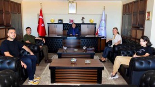 Okul Müdürü Berberden Özölçere ziyaret