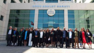 Orduda avukatlardan basın açıklaması