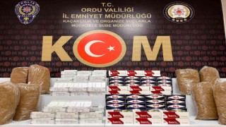 Orduda kaçak tütün operasyonu